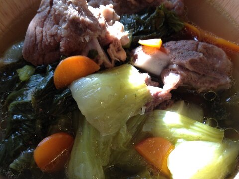 簡単☆豚とチンゲン菜の中華スープ